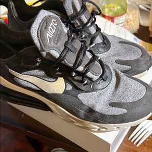 Nike Air Max 270 React Black and White Sneakers